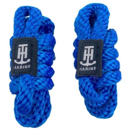 T-H Marine Supplies 0.375 x 60 in. Blue Fender Line, 2PK 53384